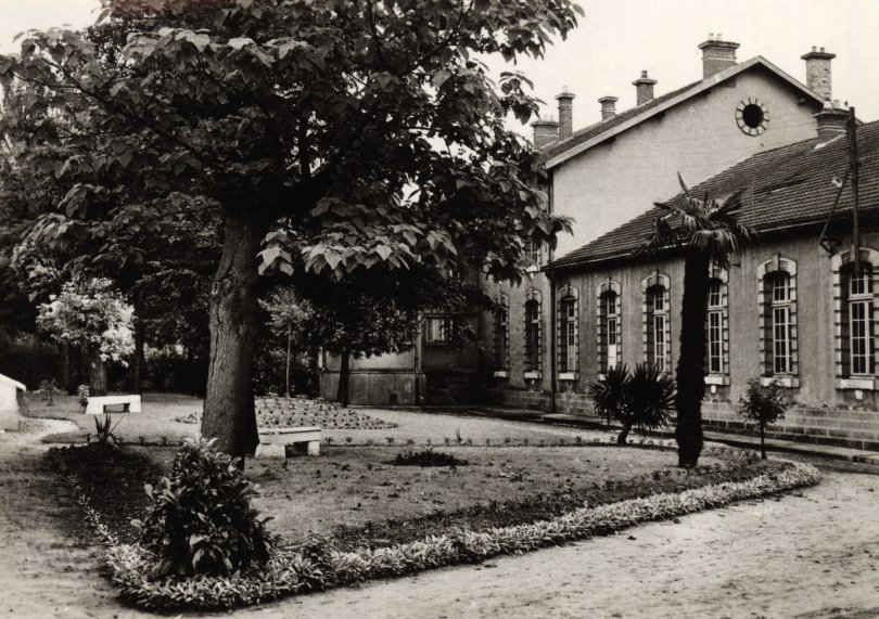 Le parc de l'infirmerie