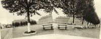 La cour d'honneur avec les bancs pour se reposer l't !